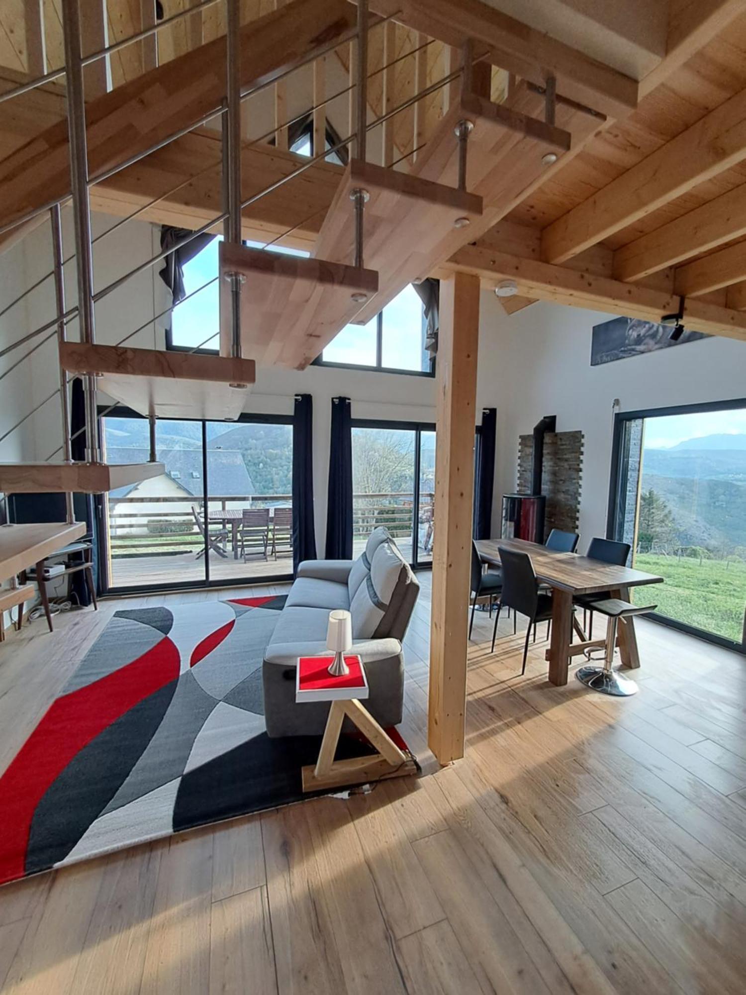Chalet Dans Les Hautes- Pyrenees Entre Lourdes Et Bagneres Calme Et Vue Magnifique Arrodets-ez-Angles Extérieur photo